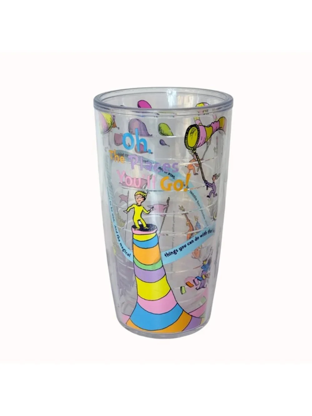 Dr Seuss Tervis Tumbler Cup Inspirational Places Youll Go 16 Oz Insulated USA